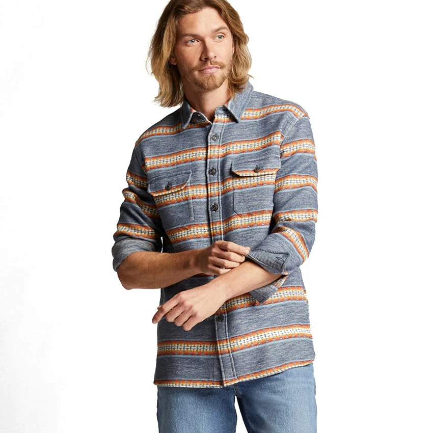 Pendleton Driftwood Shirt - Blue Pinto Mountains - Image 4