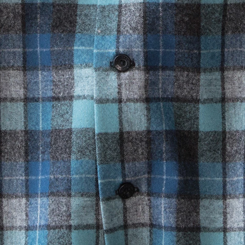 Pendleton Fitted Board Shirt - Beach Boys Blue Original Surf Plaid - Image 5