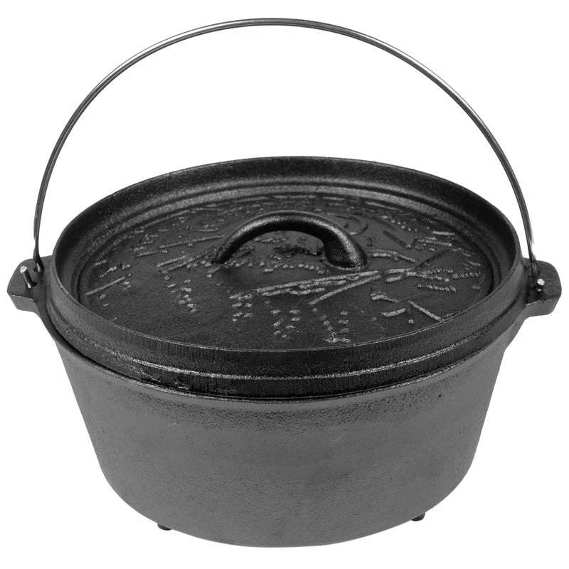 POLER Cast Iron Dutch Oven