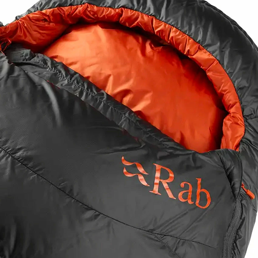 Rab Ascent 500 Down Sleeping Bag - Left Zip - Graphene - Image 4