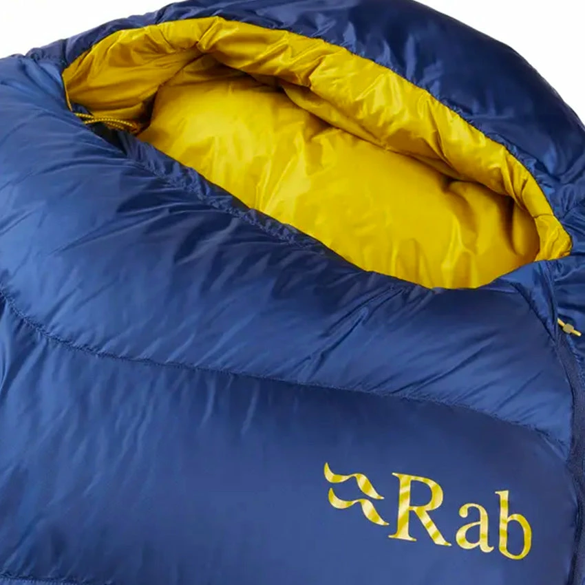 Rab Neutrino 400 Down Sleeping Bag - Left Zip - Nightfall Blue - Image 3
