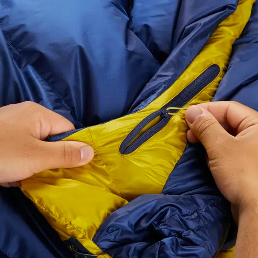 Rab Neutrino 400 Down Sleeping Bag - Left Zip - Nightfall Blue - Image 4