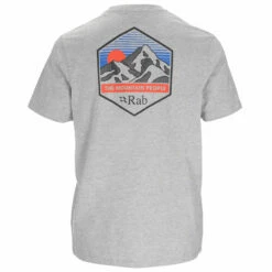 Rab Men's Stance Mountain Peak Tee - Grey Marl