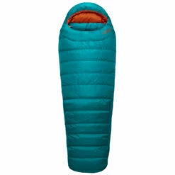 Rab Women's Ascent 500 Down Sleeping Bag - Left Zip - Marina Blue