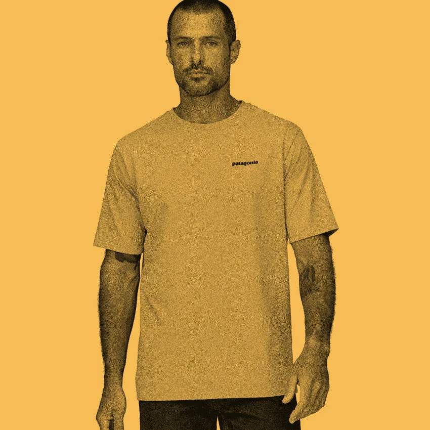 Patagonia Men's P-6 Logo Responsibili-Tee - Salvia Green - Image 4