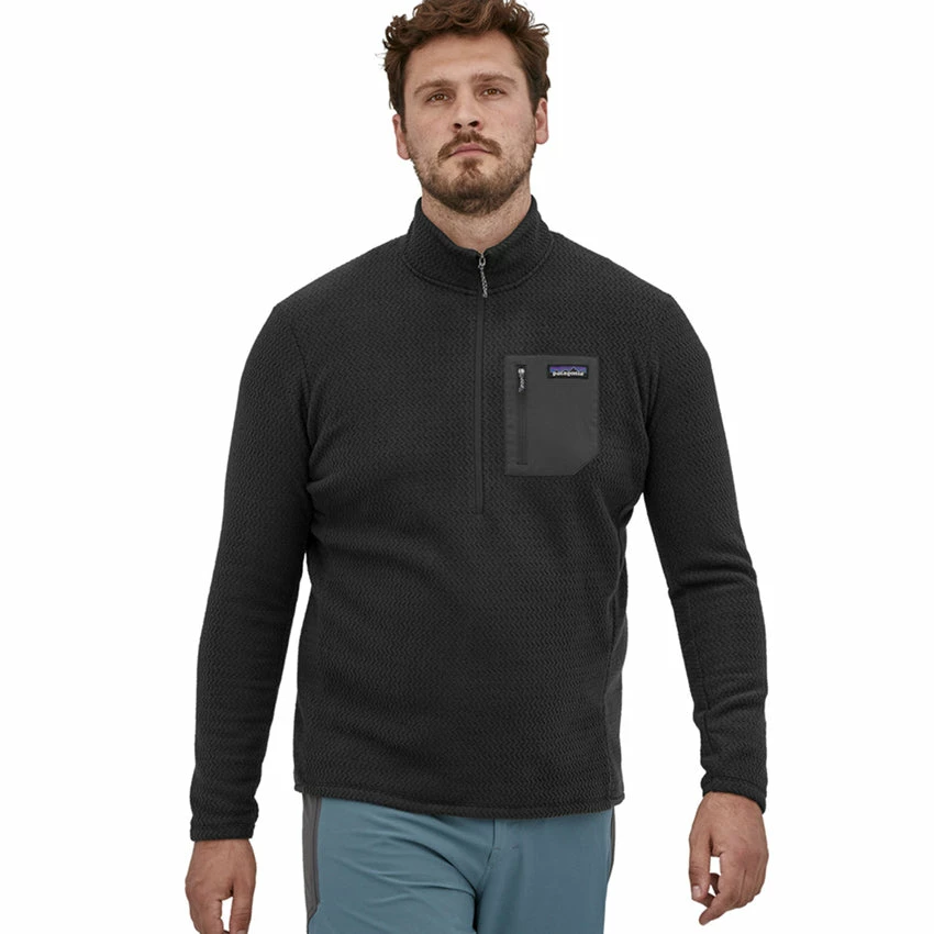 Patagonia Men's R1 Air Zip Neck - Black - Image 4