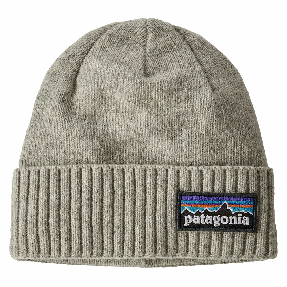 Patagonia Brodeo Beanie - P-6 Logo: Drifter Grey