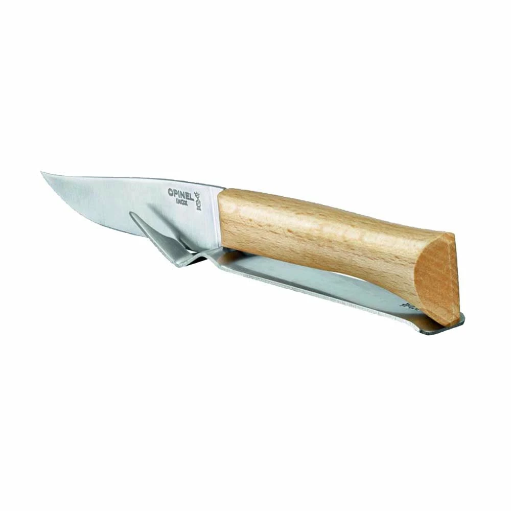 Opinel Cheese Knife & Fork Set - Image 2
